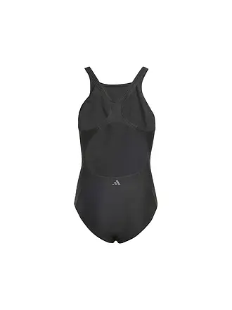 ADIDAS | Costume da bagno da ragazza Big Bars | schwarz